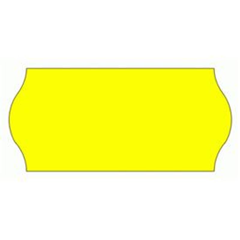 Etikett 26x12mm G2 gul Meto /Open / Blitz
