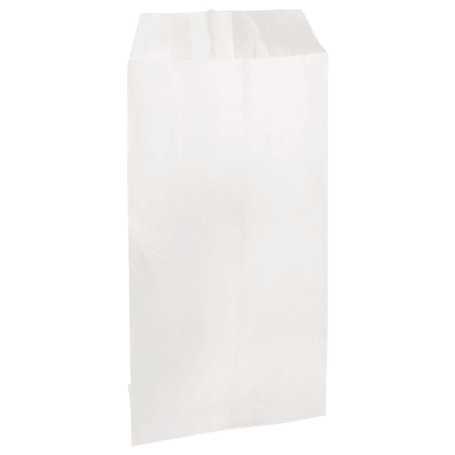 Hovedbilde Papirpose hvit 1/10kg. 10x17cm 2000 stk.