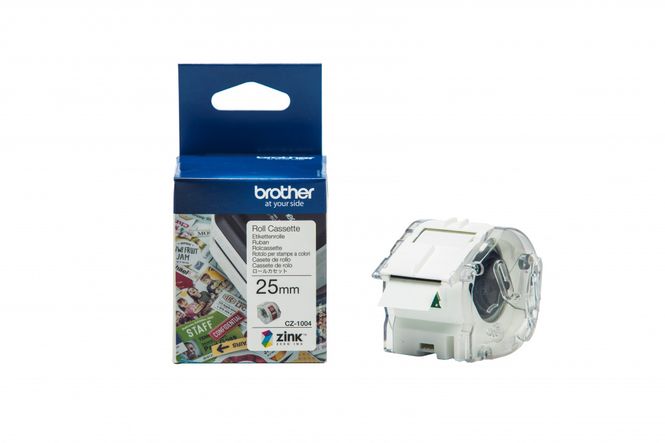 Hovedbilde Brother CZ-1004 tape white 25mm x 5m