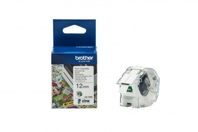 Hovedbilde Brother CZ-1002 tape white 12mm x 5m