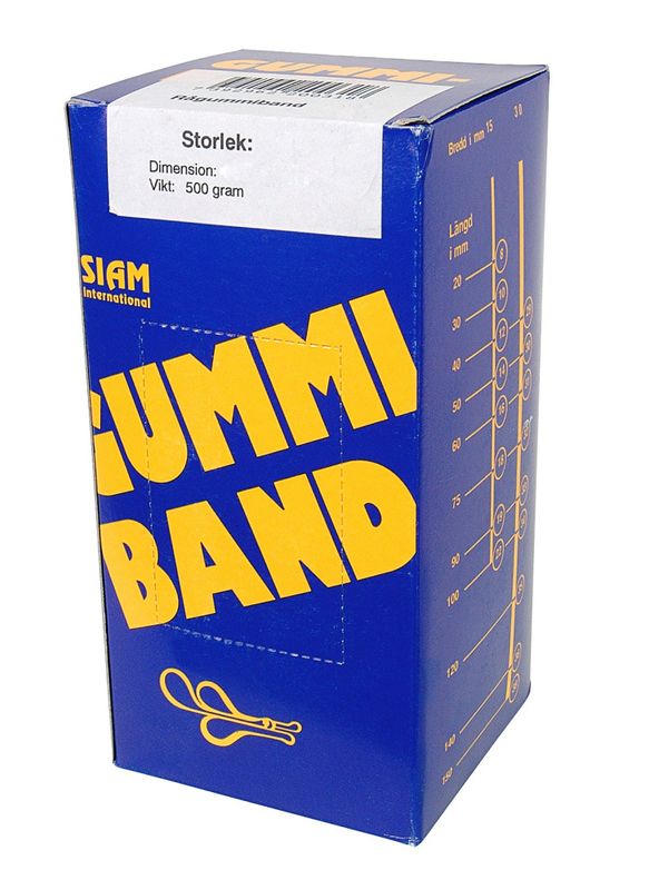 Gummistrikk nr.18 75x1,5mm (500g)