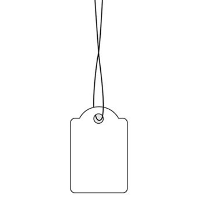 Hovedbilde Hengemerke 18x29mm 1000 stk.