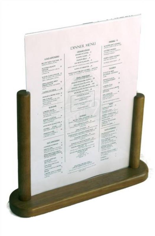 Menyholder teak A4