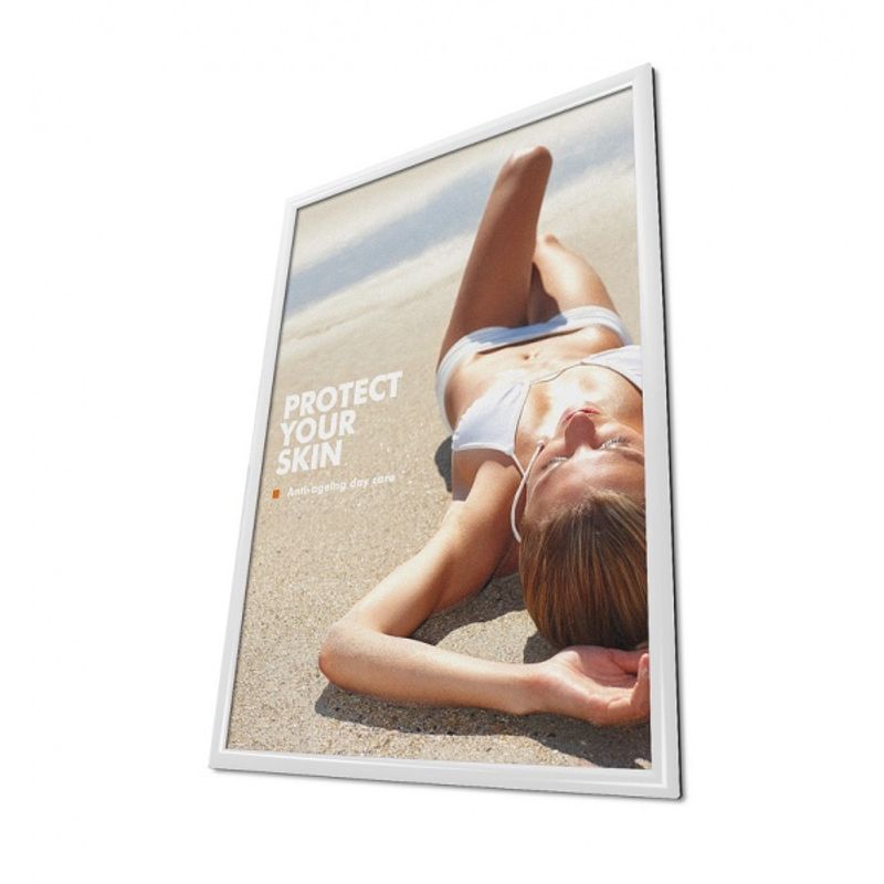 Ramme 70x100cm 25mm hvit