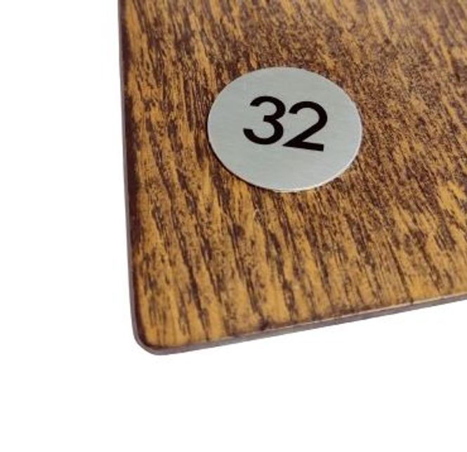Hovedbilde Bordnummer 31-40 Ø=30mm (10pk)