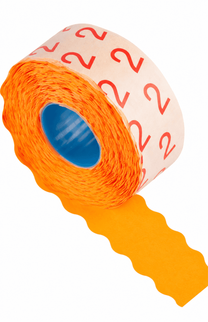 Hovedbilde Etikett 26x12mm G2 orange Open/Blitz/Meto