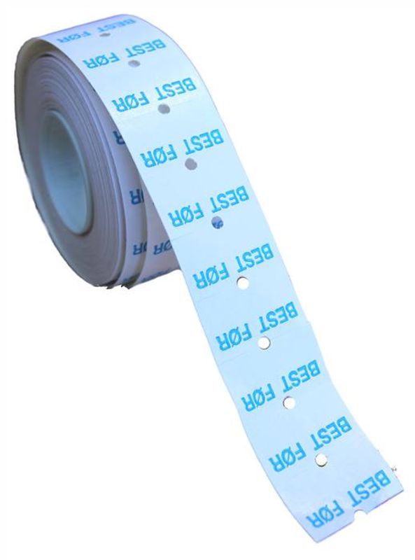 Motex / Jolly etikett Best før 21x12mm