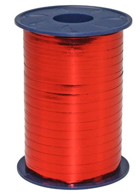 Hovedbilde Gavebånd rød metallic 10mm x 250m