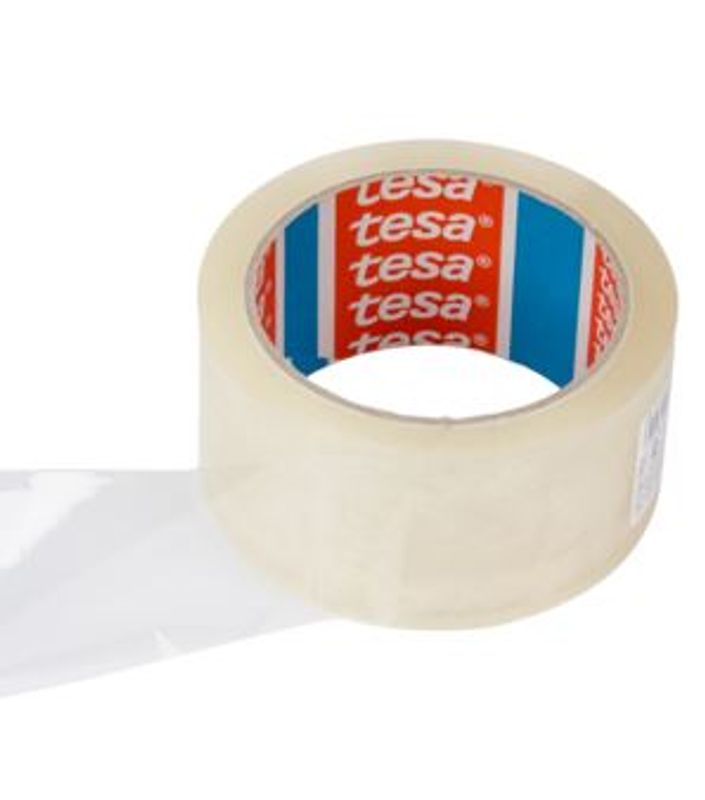 Pakketape 50mmx66m klar Tesa PP 4024 6 stk.