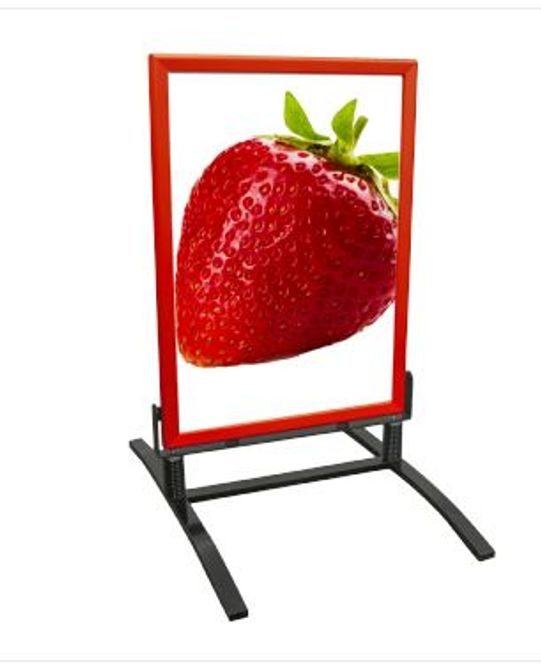 Hovedbilde Gatebukk Windline 70x100 cm rød