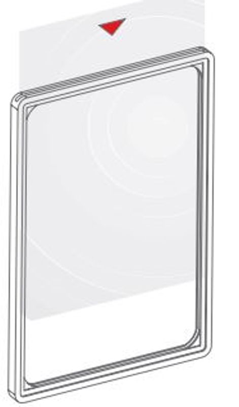 Plastlomme A4 U form til plakatrammer