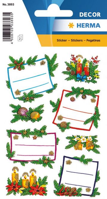 Hovedbilde Etiketter jul tradisjon 10 sett.