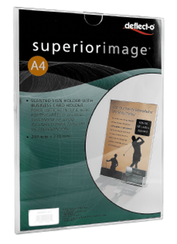 Infoholder vegg A4 med tommelgrep
