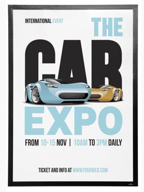 Hovedbilde DURAFRAME® POSTER 70X100 CM sort