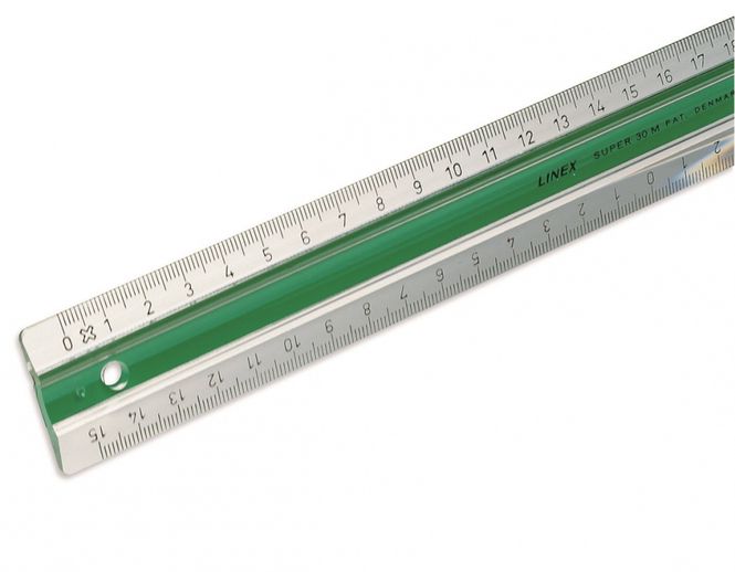 Hovedbilde Linjal 20cm S20MM Grønn Linex