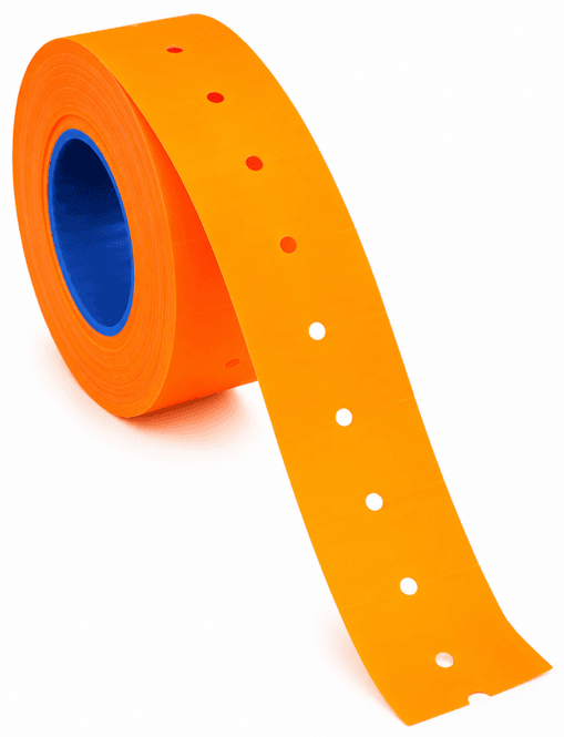 Hovedbilde Motex etikett orange 21x12mm