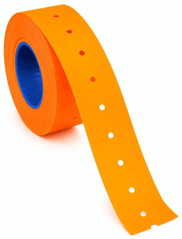 Motex etikett orange 21x12mm