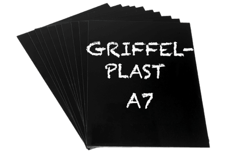 Plastskilt A7 105x74mm 10 pk.