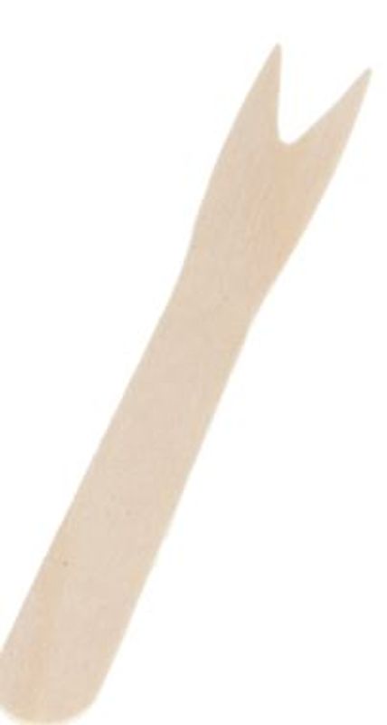 Snackgaffel mini tre, 1000 stk.