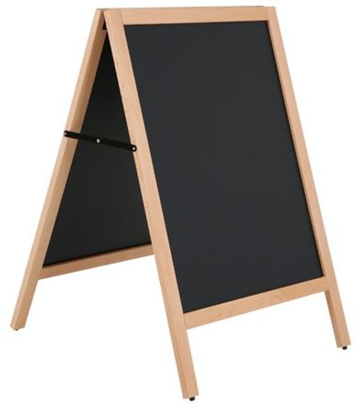 Gatebukk 68x104cm magnetisk lyst treverk