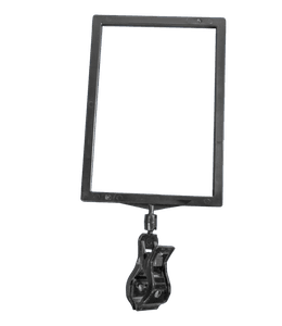 Hovedbilde Klype med skiltholder A6 vertikal sort