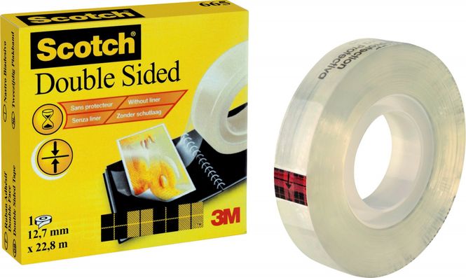 Hovedbilde Tape dobbelsidig 12mmx22,8m 12 pk.