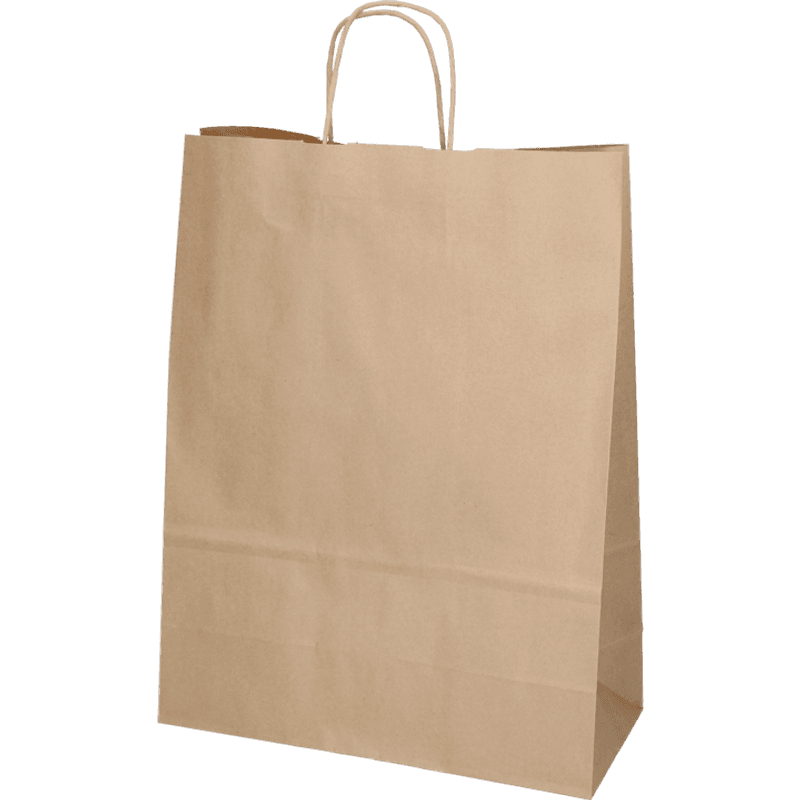 Papirpose brun 45x17x48 cm 150 stk.