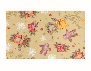 Gavepose Jul 35x50cm 50 stk  assorterte farger