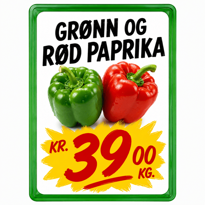 Hovedbilde Plakatramme ramme A5 grønn