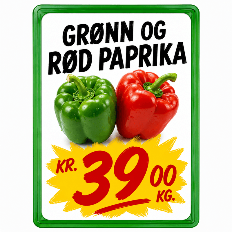 Plakatramme ramme A5 grønn