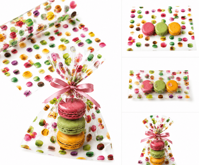 Hovedbilde Cellofan på rull Macaron 70cm x 120m
