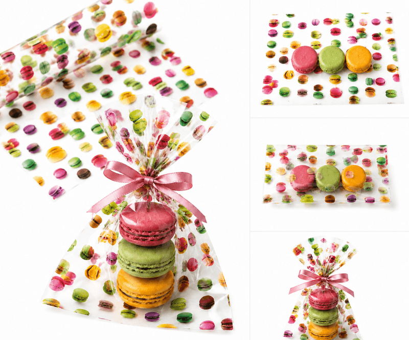 Cellofan på rull Macaron 70cm x 120m