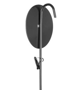 Blisterlist 8 klyper oval topp grått metall 5 stk.
