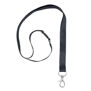 Hovedbilde B&aring;nd med karabinkrok, resirkulert plast, Sort (10 ...
