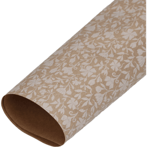 Blomsterpapir malva hvit ark 50x70 cm 15kg.