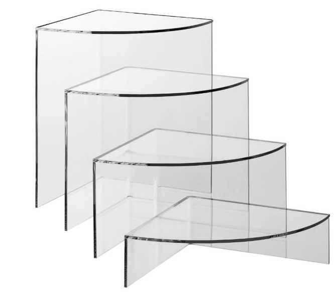 Hovedbilde Podiesett – 4 transparente akrylpodier