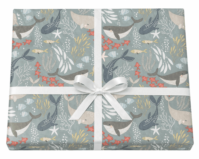 Hovedbilde Gavepapir Sealife 57cm x 150m