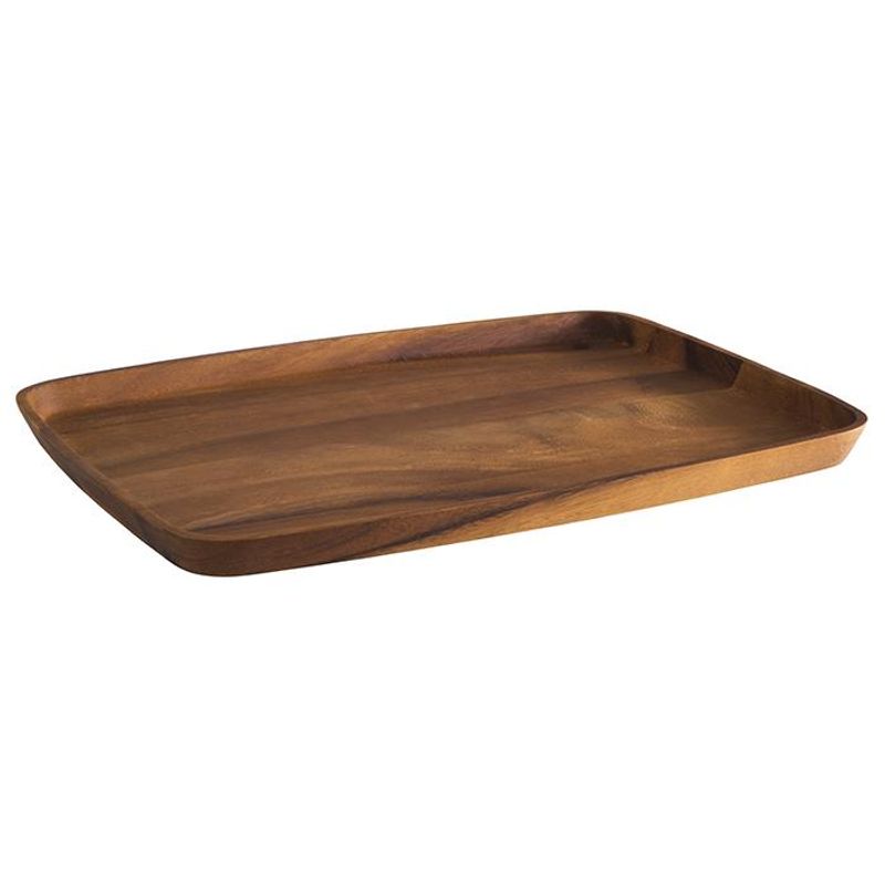 Serveringsbrett oljet akasietre