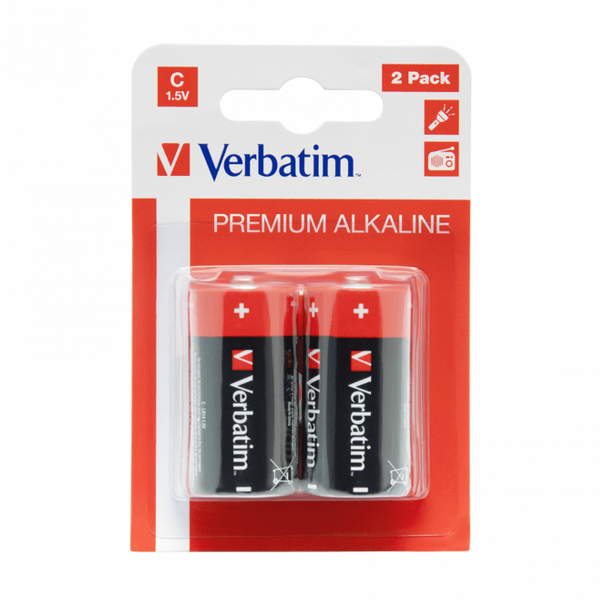 Hovedbilde Batteri 1,5V Alkaline C/LR14 (2-pack.)