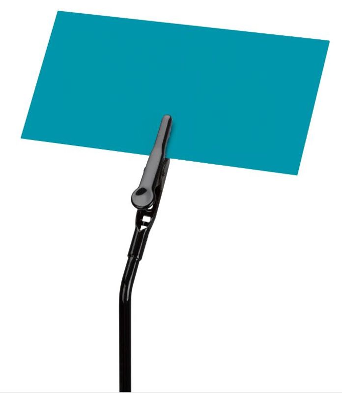 Skiltholder 30 cm sort