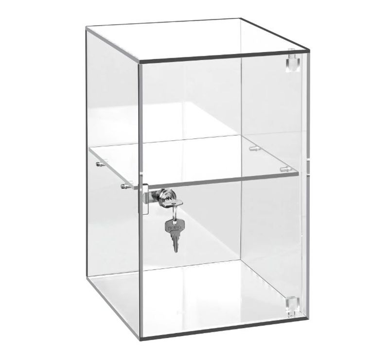 Bordvitrine 30cm låsbart