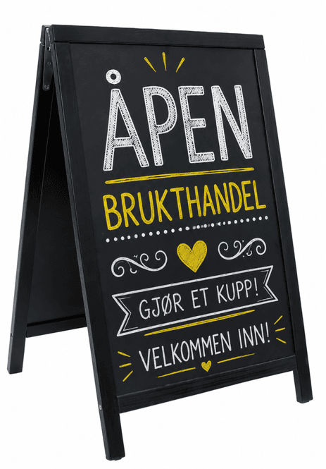 Hovedbilde Gatebukk 71x127cm svart