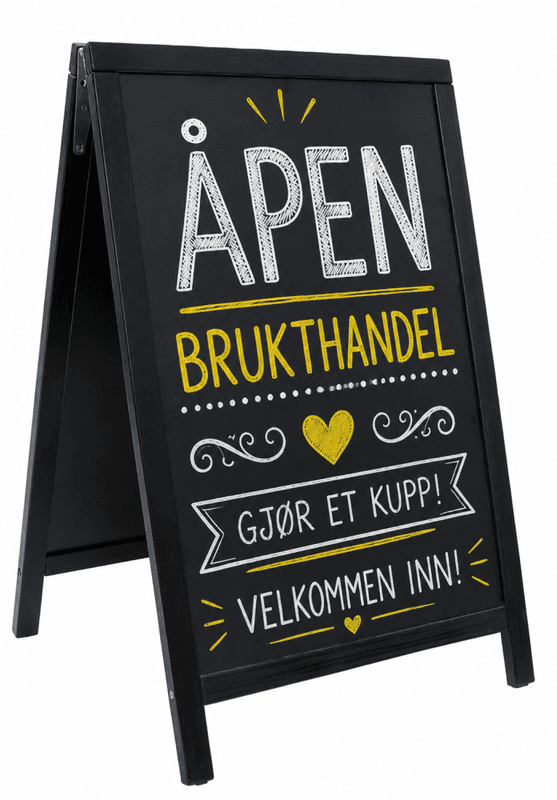 Gatebukk 71x127cm svart