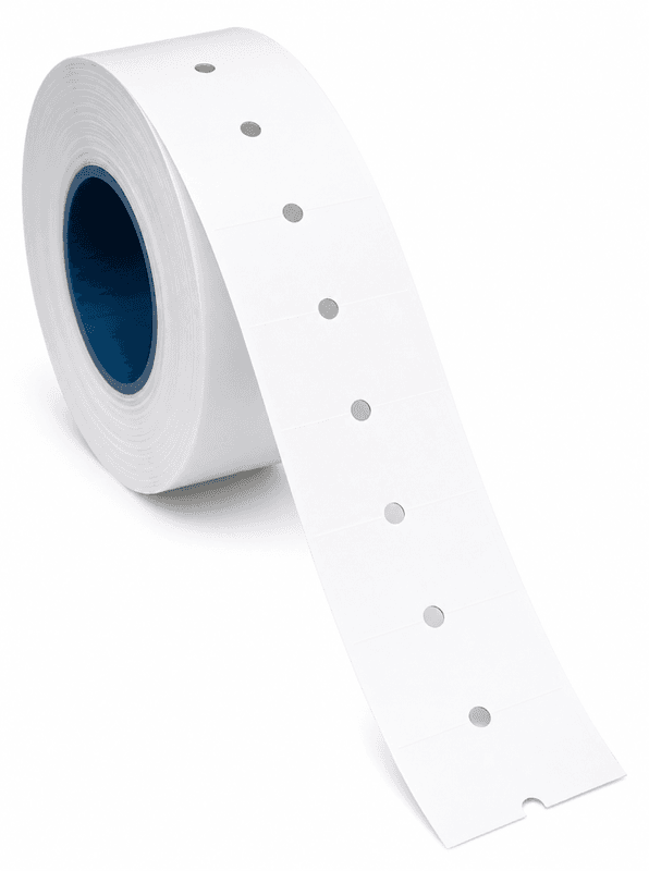Motex etikett hvit 21x12mm