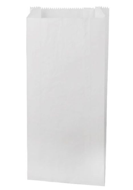 Hovedbilde Papirpose hvit 5 kilo 22x48cm 500 stk.