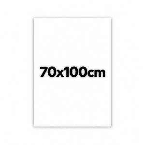 Tekstkartong hvit 70x100cm 10 PK.