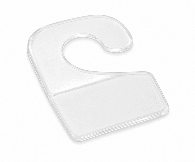 Hovedbilde Produktopphengskrok med tape 500 stk.