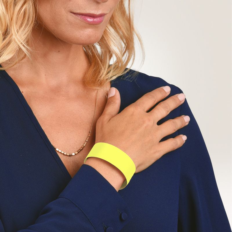Festivalarmbånd neongul Tyvek 500 stk.