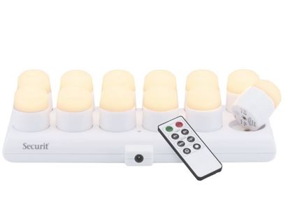 LED telyssett varmhvit