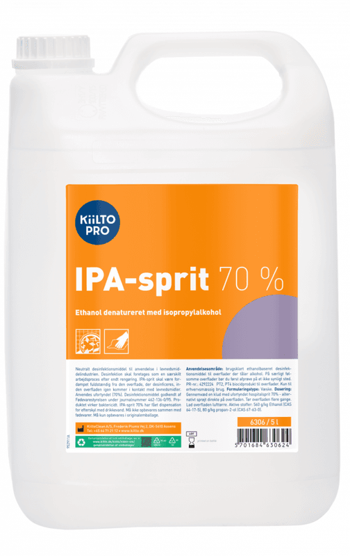 Overflatedesinfeksjon IPA-SPRIT 70% 5 L